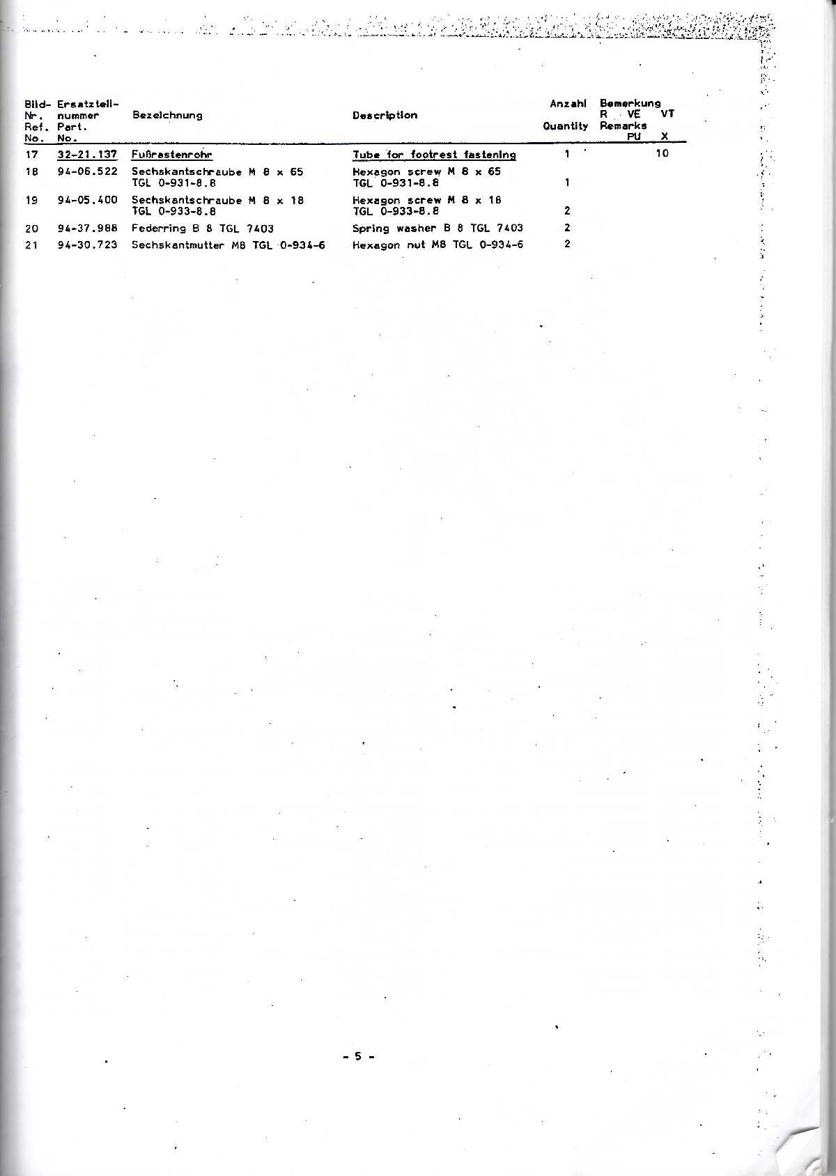 Katalog MZ 150 ETZ, MZ 125 ETZ - Strana-5