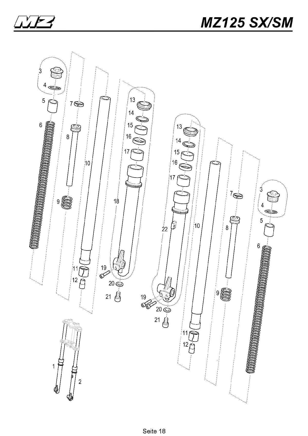 Katalog MZ 125 SX/SM - neni