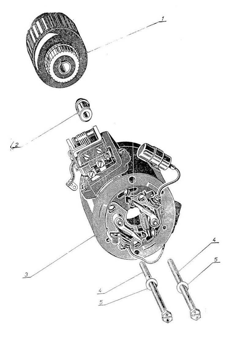 Jawa panelka 559 a 360 - Elektrika motoru 