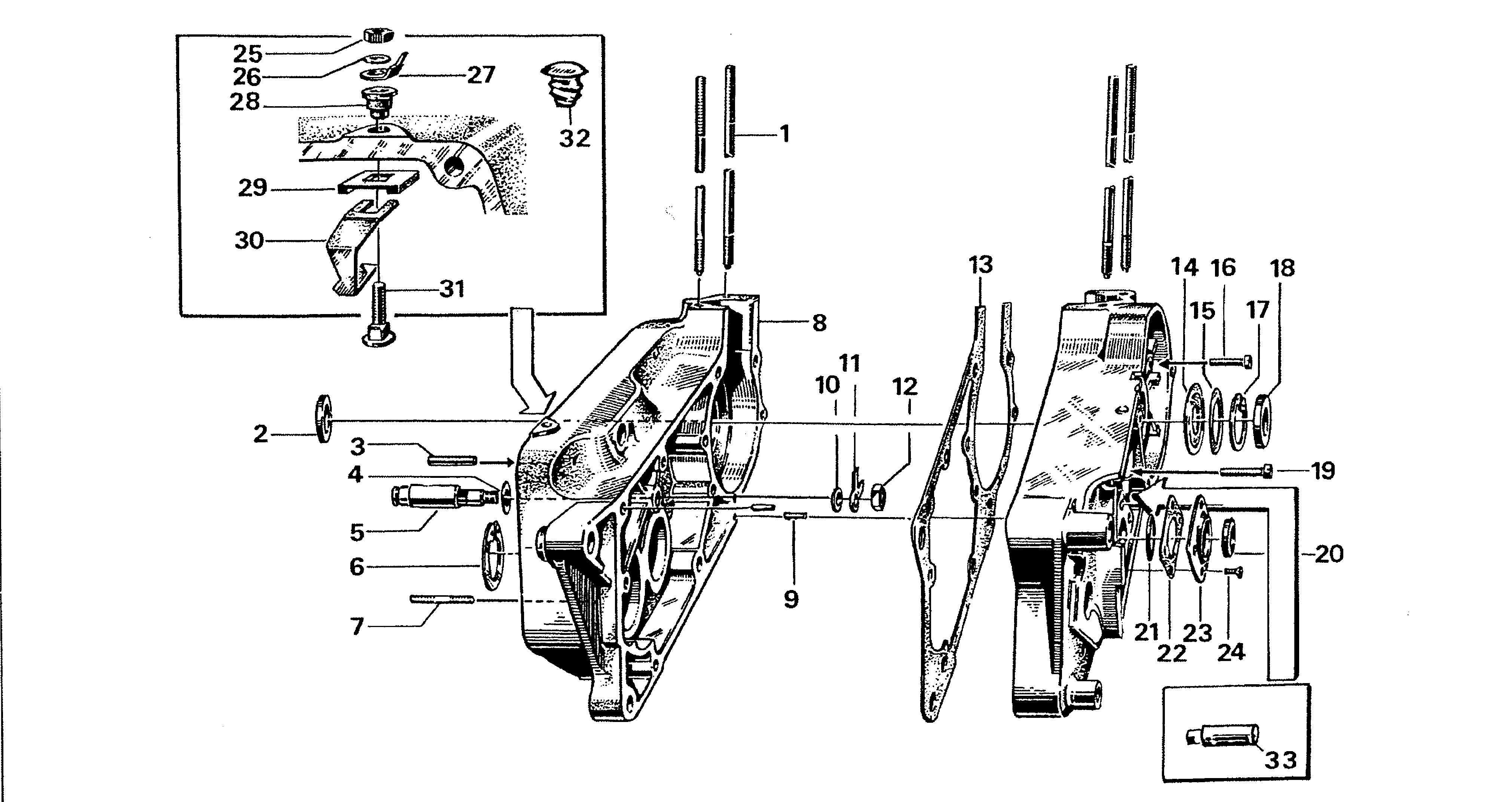 Simson S51 - Motor und Motorgehäuse