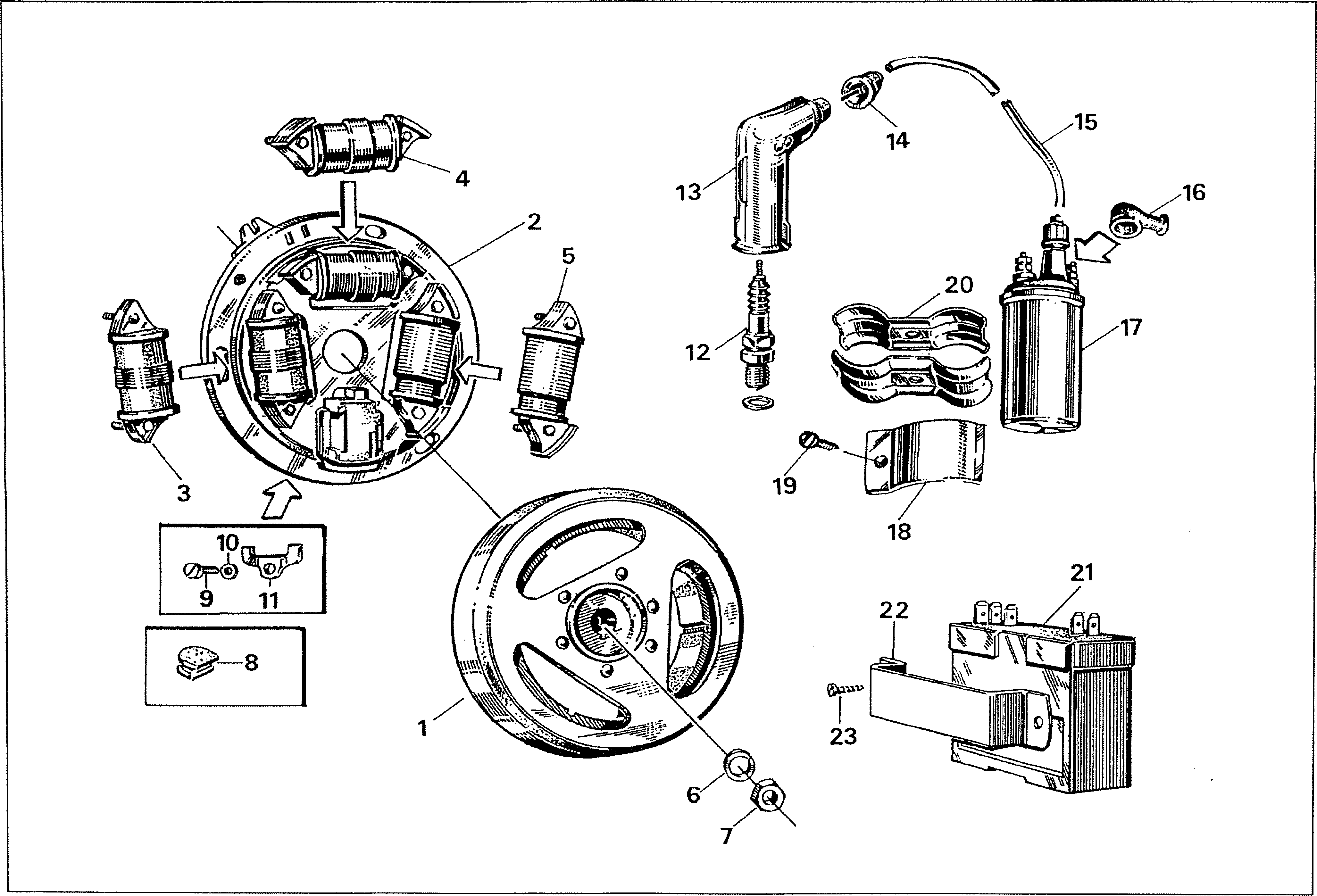 Simson S51 - Zapalování, alternátor