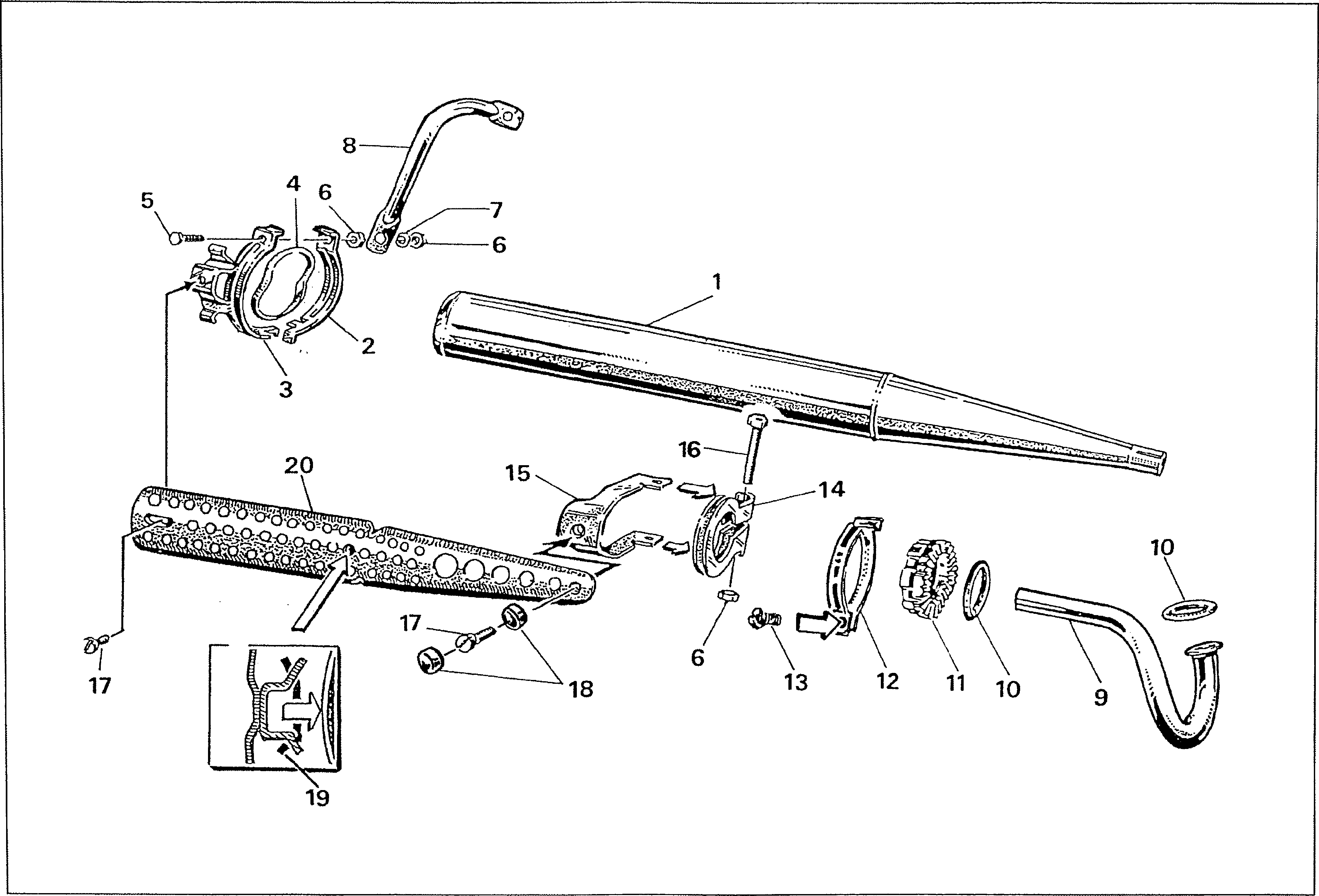 Simson S51 - Abgasanlage Endurovariante