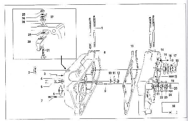 Simson SR50 - Motor, kartery