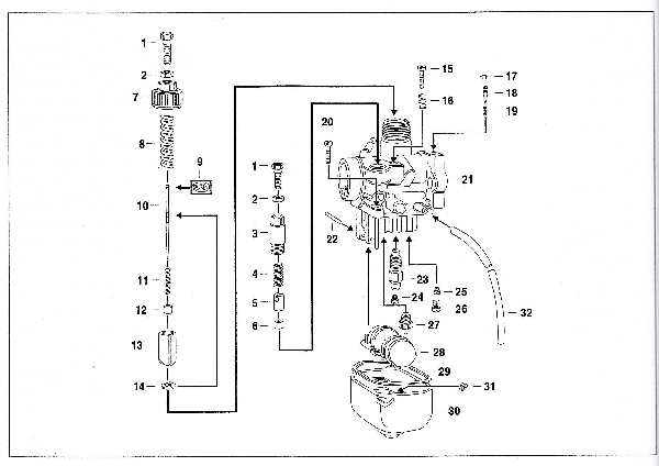 Simson SR50 - Carburettor - type BVF