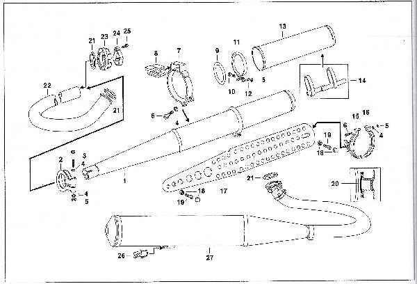 Simson SR50 - Abgasaniage