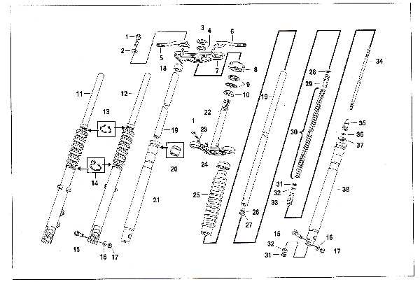 Simson SR50 - Front forks