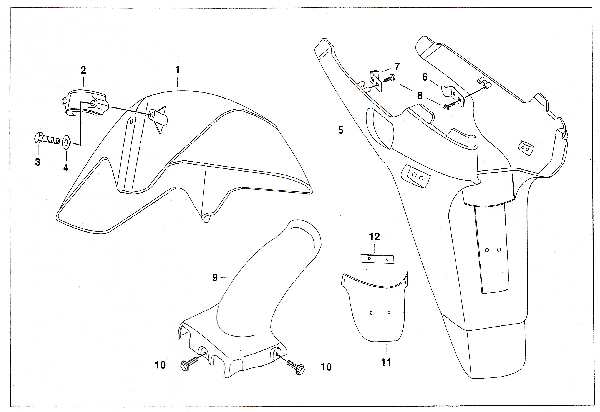 Simson SR50 - Front mudgard »X-Modely«