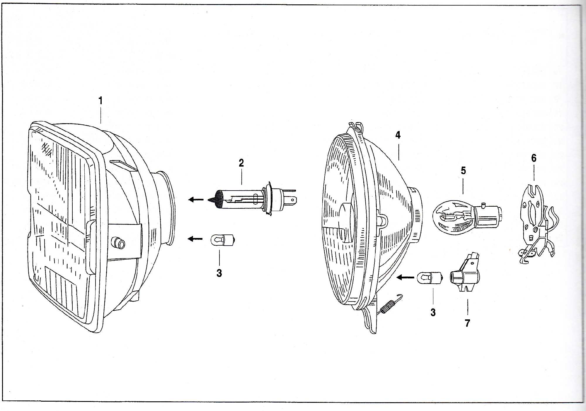 Simson SR50 - Front light